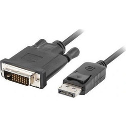 Lanberg Cable DVI-D male - DisplayPort male 1m (CA-DPDV-10CU-0010-BK)
