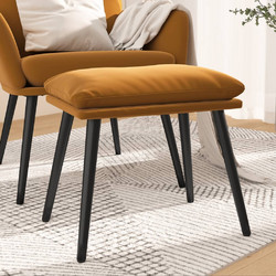 vidaXL Υποπόδιο Καφέ 45x29,5x35cm Βελούδινο 1 τεμ