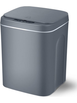 HOME USE κάδος απορριμμάτων HUH-0254 με φωτοκύτταρο, 10.5lt, γκρι