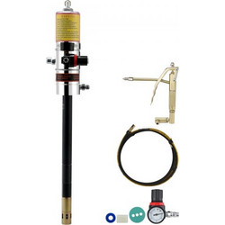 VEVOR Grease Pump, 50:1 Pressure Ratio Air Operated Grease Pump with 13 ft High Pressure Hose and Grease Gun, Pneumatic Grease Pump, Portable Lubrication Grease Pump with 360 Swivel Grease Gun Head