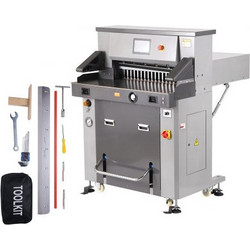 VEVOR Electric Hydraulic Paper Cutter 660.4 mm Cutting Width 80 mm Thickness 177.8 mm Screen 660.4 mm / 80 mm