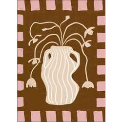 Poster 30x40 Poster & Frame Soft Floral Arrangement High Quality 250 gram eco-friendly Paper
