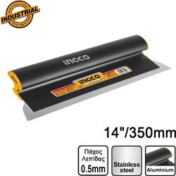 Σπάτουλα Στοκαρίσματος - Ξύστρα INOX 14"/350mm με Λαβή Αλουμινίου