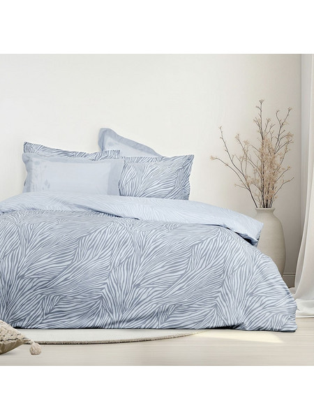 Σετ Παπλωματοθήκη Υπέρδιπλη Βαμβακερή Nima Home Mocca 220x240
