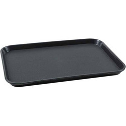 Yuk Δίσκος 31x23εκ ABS Fast Food Μαύρος