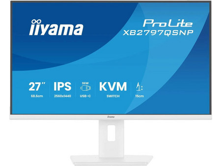 iiyama XB2797QSNPH-W1 IPS Monitor 27" 2560x1440 (QHD 2Κ) 75Hz 1ms
