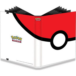 Ultra Pro Pokemon Pokeball Pokemon Binder 9-Pocket Standard Size White 85122