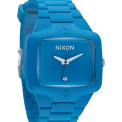 Nixon Rubber Player X Γυναικείο Ρολόι με Γαλάζιο Καουτσούκ Λουράκι A139-649