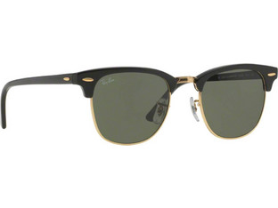 Ray-Ban RB3016 W03/65 Ανδρικά Γυαλιά Ηλίου Τετράγωνα Κοκάλινα Μαύρα με Μαύρο Polarized Φακό