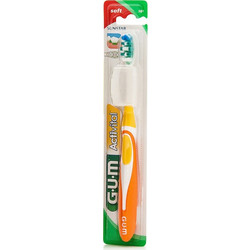 Gum Activital 581 Compact Soft Οδοντόβουρτσα Πορτοκαλί