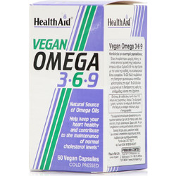 Health Aid Vegan Omega 3-6-9 Έλαιο Λιναρόσπορου 60 Κάψουλες