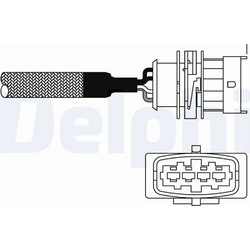 Delphi Αισθητήρας Λάμδα - ES10982-12B1