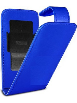 Δερμάτινη Θήκη Flip με για το Asus Zenfone Go 5 Μπλέ (ΟΕΜ)