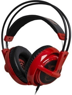 MSI Siberia V2 Gaming Headset Over Ear Red Black