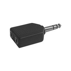 Reduction Jack 6.3 stereo / 2x6.3 stereo plug contact