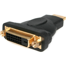 Adapter, DeTech, HDMI to DVI 24+1, Black (17163)