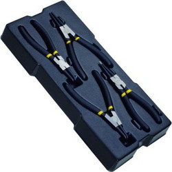 Stanley STMT1-74180 Σετ 4 Ασφαλειοτσίμπιδα με Ελαστικη Επενδυση Transmodule System