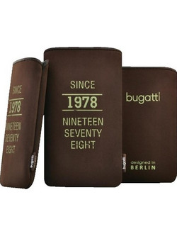 Universal Slim Θήκη Για κινητά όπως iphone 4/4s Σχέδιο Bugatti Καφέ (Bugatti)