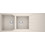 Sanitec Ultra Granite 801 Επικαθήμενος Νεροχύτης Γρανίτη Αντιστρεφόμενος Ματ Sabbia 116x50cm