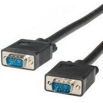 VGA CABLE 15PIN MALE TO MALE 15M M-M 10m BLACK S3605R