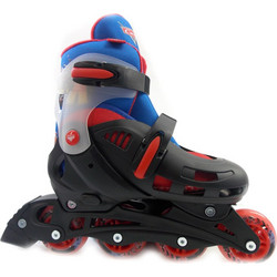 Αθλοπαιδιά Cars X Inline Αυξομειούμενα Rollers Παιδικά Μαύρα Κόκκινα 17.901551