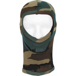 MFH Balaclava One Hole Cotton - Woodland