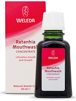 Weleda Ratanhia Στοματικό Διάλυμα για Προστασία Ούλων 50ml