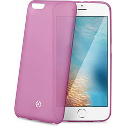 Celly Λεπτή Θήκη Σιλικόνης Ματ για iPhone 7 Plus / 8 Plus - Ροζ (FROST801PK)