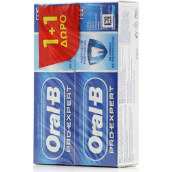 Oral-B Pro Expert Professional Protection Οδοντόκρεμες για Ευαίσθητα Δόντια για Λεύκανση κατά της Πλάκας & της Ουλίτιδας 2x75ml