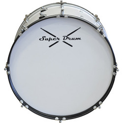 SUPER DRUM LMB2012A 20" X 12" WHITE ΓΚΡΑΝΚΑΣΣΑ ΜΠΑΝΤΑΣ