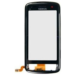 Τζαμάκι αφής με μπροστινό κάλυμμα Nokia C6-01 Βlack original