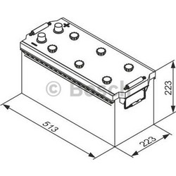 Bosch T3 077 12V 155Ah