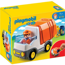 Playmobil 1-2-3 Aπορριμματοφόρο Όχημα για 1,5+ Ετών 6774