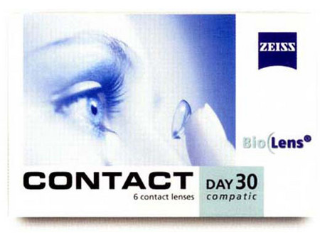 Zeiss Contact Day 30 Compatic Spheric Μηνιαίοι Φακοί Επαφής 6τμχ