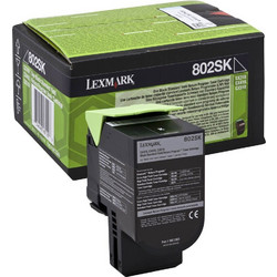 Lexmark 80C2SK0 Black Toner
