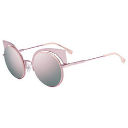 Fendi FF0177/S Z5D/0J Γυναικεία Γυαλιά Ηλίου Πεταλούδα Μεταλλικά Ροζ με Ροζ Polarized Φακό