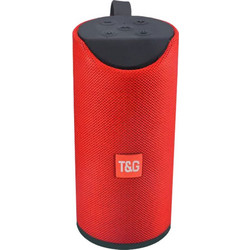 T&G TG-113 Αδιάβροχο Ηχείο Bluetooth 10W με Ραδιόφωνο Κόκκινο