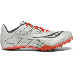 Saucony Spitfire 4 Γυναικεία Αθλητικά Παπούτσια Spikes Στίβου Ασημί S19034-4