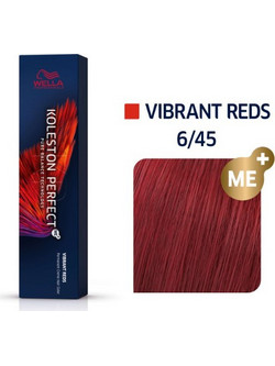 Wella Koleston Perfect Me+ Vibrant Reds 6/45 Ξανθό Σκούρο Κόκκινο Μαονί Μόνιμη Βαφή Μαλλιών 60ml