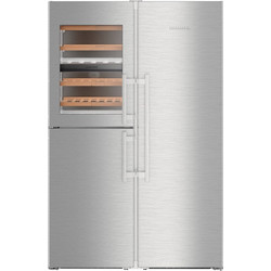 Liebherr SBSes 8496 Εντοιχιζόμενο Ψυγείο Ντουλάπα 372lt No Frost Υ185xΠ121xΒ66.5cm Inox