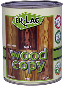 ER-LAC Wood Copy Τελικό Χρώμα Ξύλου Δρυς 0.75lt