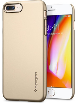 Spigen Thin Fit Champagne Gold (iPhone 8 Plus)