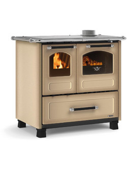 La Nordica Family 3.5 Cappuccino Μαντεμένια Ξυλόσομπα με Φούρνο 6.5kW