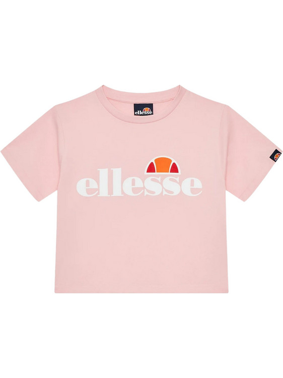 Ellesse Nicky Παιδικό Crop Top Κοντομάνικο Ροζ S4E08596-808
