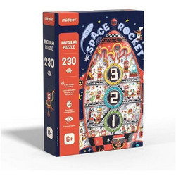 Παιδικό Puzzle Mideer Διαστημικός Πύραυλος 230 Κομμάτια