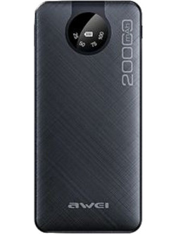 Awei P134K Power Bank 20000mAh με Θύρα USB-A & Θύρα USB-C Black