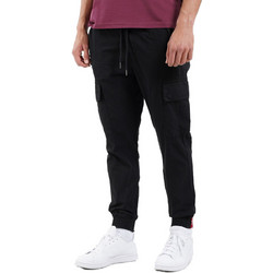 Alpha Industries Ανδρικό Παντελόνι Cargo Joggers Slim Εφαρμογή Μαύρο 116201-03