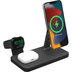 Mophie Snap+ 3in1 Ασύρματος Φορτιστής Qi Pad 15W Grey