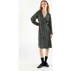 Compania Fantastica Midi Καθημερινό Φόρεμα Κρουαζέ Μαύρο 34C/11096
