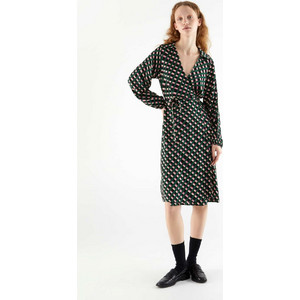 Compania Fantastica Midi Καθημερινό Φόρεμα Κρουαζέ Μαύρο 34C/11096 Compania Fantastica Midi Καθημερινό Φόρεμα Κρουαζέ Μαύρο 34C/11096